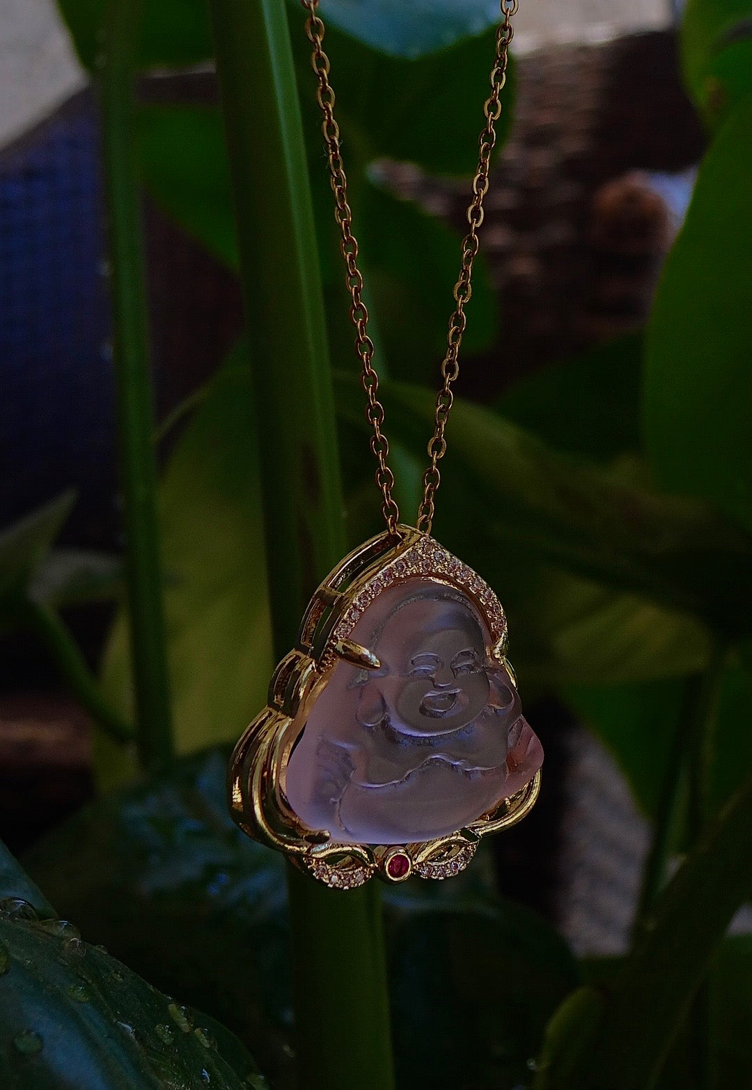 Pink Buddha Chain